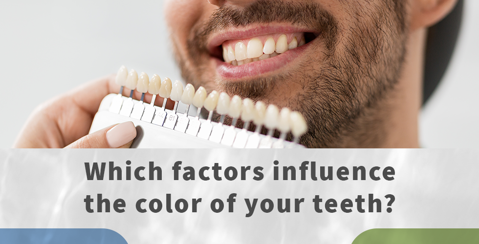 which factors influence the color of your teeth?